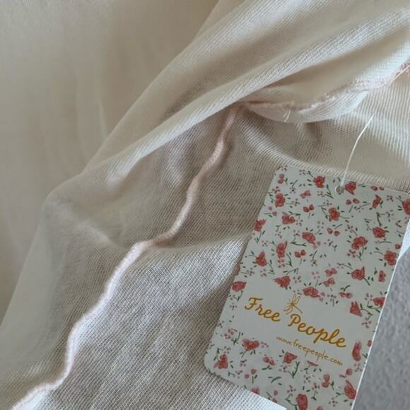 NWT FP We The Free Fruit Medley Lime Tart Tee Graphic Casual Elevated Basic Med - Picture 6 of 11